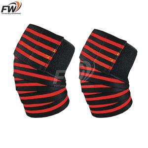 ผ้าพันเข่า OEM สำหรับฟิตเนส ยกน้ำหนัก สายรัดเข่าแบบยืดหยุ่น สำหรับสควอท ผ้าพันเข่าแบบหนาพิเศษ ดีไซน์ใหม่ - Product Image 1