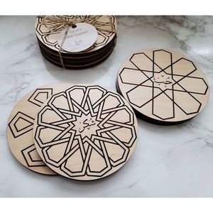 แผ่นรองแก้วไม้สำหรับโปรโมชั่น - Product Image 2