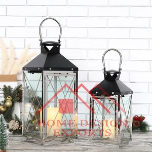 Linterna colgante de acero inoxidable con acabado plateado La mayoría de las ventas Diseño árabe Mesa de acero pulido de lujo Linterna de piso - Product Image 6