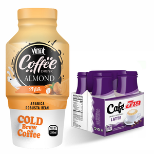 Boisson au café infusé à froid de 280ml-VINUT Vietnam, Arabica et Robusta, sans OGM, sans produits laitiers, sans gluten, marque privée, échantillon gratuit, O - Product Image 1