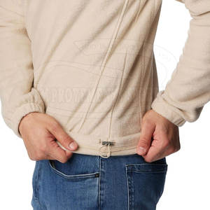 Veste polaire pullover grande taille pour hommes, tenue décontractée avec col montant fabriquée en usine pour l'hiver - Product Image 5