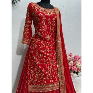 Hermosa ropa de fiesta Ropa DE BODA Top Lehenga con Fancy Dupatta - Product Image 2