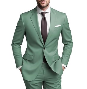 Traje de Novia de 3 Piezas Personalizado para Mujer, Blazer de Terciopelo Marrón Liso, Corte Entallado y Transpirable, con Tela de Viscosa/Poliéster - Product Image 6