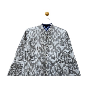 Handmade <b>Vintage</b> Bohemian Long Jacket for Women Best Quality Soft Cotton Quilted Stripe Linen Winter Boho Chic Printed Rivet - Product Image 4