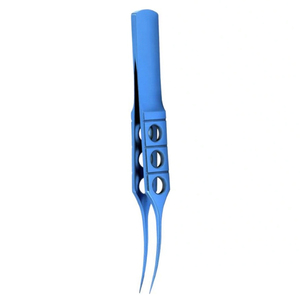 Micro-pince manuelle personnalisée en acier inoxydable couleur titane bleu 4,5 mm, 11,5 cm, pour la ligature vasculaire, instrument médical - Product Image 3