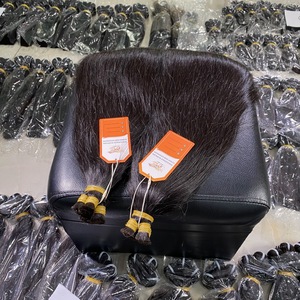 Wholesale Natural Straight Vietnamese Human <b>Hair</b> Extensions Unprocessed Bulk <b>Hair</b> Bundles - Product Image 4