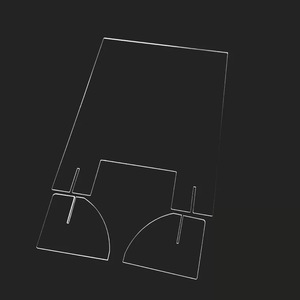 Anti-spray <b>acrylic</b> transparent protection isolation <b>board</b> - Product Image 4
