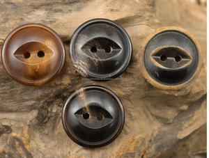 เสื้อกระดุมเขาควายสำหรับผู้ชายและผู้หญิงชุดเสื้อยืดออกแบบใหม่มีรูขนาดพิเศษ - Product Image 3