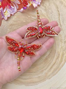 Broche Bordado a Mano con Cuentas, Joyería de Moda para Mujer, Elegante Accesorio Floral para Ropa - Product Image 6