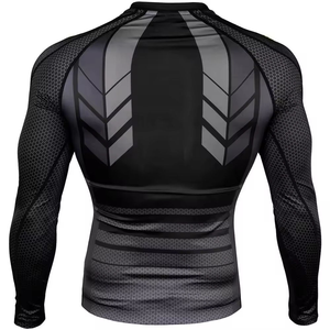 Camiseta de Manga Larga para Hombre, Protección UV, para Surf, Tejido Elástico de Secado Rápido, Camiseta Deportiva de Manga Larga para Gimnasio y Entrenamiento - Product Image 4