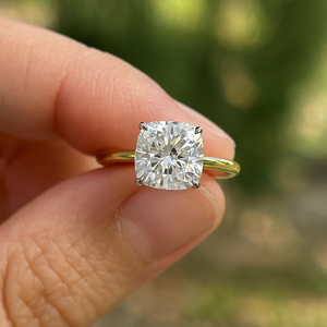 Anillo Original con Diamante Suelto, Anillo de Compromiso y Boda de Oro, Joyería - Product Image 1