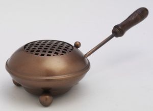 Brûleur d'encens, brûleur de loban avec poignée, brûleur de dhoop dhuni, brûleur de sambrani dhoop pour la maison, le bureau, le temple et la prière - Product Image 5