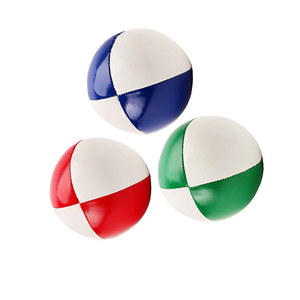 Vente en gros de balles de jonglage en cuir synthétique de haute qualité, balles souples multicolores, jouets pour enfants - Product Image 5