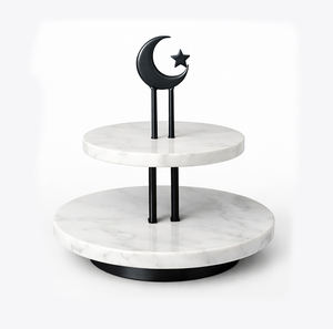 Expositor de Postres Premium Crecent para el Festival del Ramadán y Eid, Decoración Islámica para el Hogar, Hotel, Restaurante, Uso en Ocasiones Especiales - Product Image 4