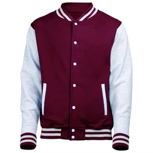 Blousons universitaires enduits grande taille pour hommes, col montant, logo personnalisé positionné sur le devant, vente en gros, veste d'hiver unie coupe-vent - Product Image 4
