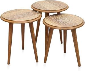 Mesa Consola Moderna para Entrada en Madera Sólida - Product Image 5