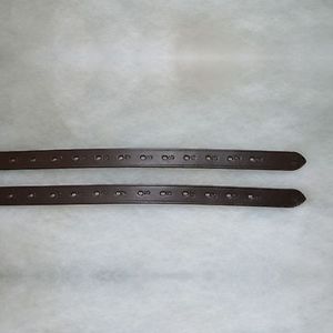 Correas de Cuero Genuino de 1 Pulgada de Ancho con Orificios Numerados y Hebillas de Acero Inoxidable, Equipo Duradero para Montar a Caballo - Product Image 5