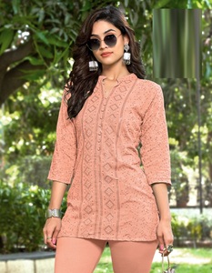 Women's Viscose Rayon Fully Sequence Work Casual Prom Graduation Kurta / Kurti - Product Image 4