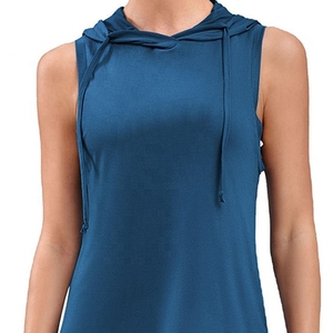 Stylish Women <b>Sleeveless</b> <b>Hoodie</b> Tank Top Casual Sportswear For Workout And Everyday Use - Product Image 5