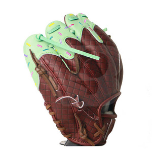 Gants de baseball en cuir personnalisés, prix abordable, meilleur matériau, service OEM, votre propre logo, écologiques, durables, pour un usage quotidien - Product Image 4