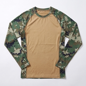 Rashguard personnalisé en spandex à manches longues avec logo imprimé par sublimation, protection solaire, créez votre propre équipement de MMA - Product Image 1
