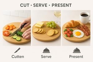 Tabla de Cortar de Madera Sostenible para Uso Diario con Superficie Lisa y Construcción Resistente y Duradera, Venta al por Mayor - Product Image 6