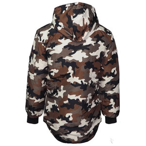 New Arrival Men's Camouflage Hooded <b>Jacket</b> Windproof Zipper Closure Tactical Outdoor Lightweight <b>Camo</b> <b>Jacket</b> - Product Image 4