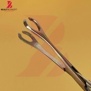 Customized Piercing Clamp Forceps Surgical Stainless Steel Equipment With Anti-Slip Grip Rust Free Reusable Ear Nose Piercing - Product Image 6