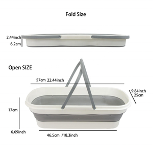 Cubo de agua plegable con asa 20L - Product Image 2