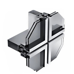 Perfil de Aluminio para Muro Cortina Tien Dat TD14 6063-T5, Diseño de Precisión con Tolerancia del 1%, Acabado Superficial Avanzado - Product Image 1