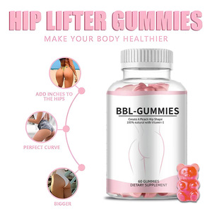 Ayı Maca kök takviyesi zencefil büyük popo güçlendirici Gummies kalça ve popo büyütme büyük popo geliştirme BBL Gummies kaldırın - Product Image 4