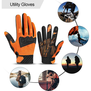 Gants de VTT pour hommes avec protection des doigts, rembourrés, respirants, pour VTT, motocross, course et dirtbike - Product Image 6