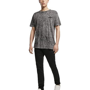 Camiseta de Hombre con Diseño Nuevo, Lavado Ácido, de la Mejor Calidad, Color Sólido, Corte Regular, 100% Algodón, Transpirable y Ecológica - Product Image 6