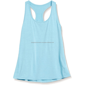 Womens Custom Logo Tank <b>Top</b> Breathable Spandex/Polyester Summer Gym Workout - Product Image 1