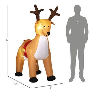 Christmas <b>Inflatable</b> Outdoor Holiday Yard Decorations Festive Christmas <b>Inflatables</b> for Home Decorations - Product Image 4