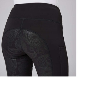 Pantalon d'équitation extensible 4 directions de haute qualité, leggings, collants, vêtements d'équitation en tissu technique au toucher doux - Product Image 4
