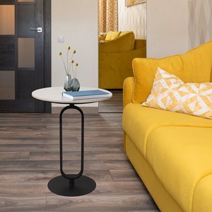 linea <b>SIDE</b> <b>TABLE</b> MODERN LUXURY <b>SIDE</b> <b>TABLE</b> GEOMETRIC <b>SIDE</b> <b>TABLE</b> LIGHT WEIGHT <b>SIDE</b> <b>TABLE</b> MODERN <b>ROUND</b> BASE <b>SIDE</b> <b>TABLE</b> - Product Image 2