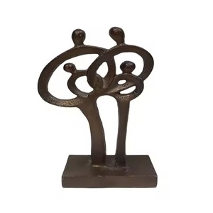 Sculptures en métal d'art contemporain, statues de figures modernes pour la décoration intérieure de la maison, du bureau, de l'hôtel, du hall, du jardin - Product Image 3