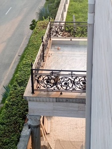 Barandilla de Balcón Moderna de Hierro Sólido para Montaje en Suelo KHP, Diseño Antirrobo y Resistente a la Oxidación, para Uso en Exteriores de Villas, Instalación DIY - Product Image 6