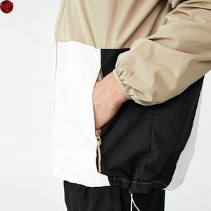 Good Quality Customized Label Design Waterproof Track Jacket OEM/ODM Nylon Windbreaker Men's Nylon Jackets - Product Image 2