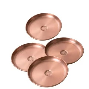 Ensemble de sous-verres en cuivre haut de gamme pour l'hôtellerie, sous-verres élégants pour les boissons, pour restaurant, hôtel, bar, café, table à café, salle à manger - Product Image 5