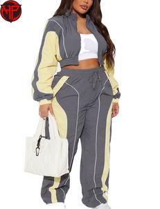 Conjuntos Deportivos para Mujer, Chaqueta Cortavientos con Cremallera, Conjunto de Pantalones y Chaqueta Cortavientos Personalizados, Últimos Conjuntos de Chaquetas Cortavientos para Mujer - Product Image 2