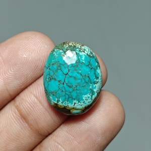 Turquesa Natural de Hubei, Cabujón Ovalado, Gema de Turquesa para Joyería, 20x16x6 mm. 16 Unidades. E672 - Product Image 3