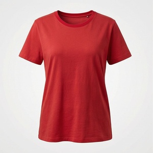 Camiseta de Algodón Orgánico Transpirable con Estampado por Sublimación para Mujer, Fabricante de Fábrica, Camiseta Personalizada para Mujer, Estilo Verano - Product Image 1