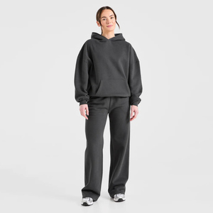 Wholesale Custom Regular Fit <b>Women's</b> Straight Leg Joggers Terry Fleece Soft Touch Fabric Winter Eco-Friendly Breathable - Product Image 4