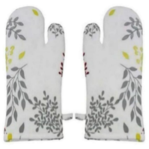 Classic 100% Organic Cotton Oven Mitts Customized Heat-Resistant Oven Safe Washable Eco-Friendly Recyclable Printed - Product Image 3
