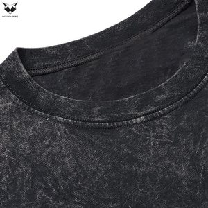 Camisetas de Manga Corta con Cuello Redondo, Cómodas, de Primera Calidad, Ecológicas, de Tela de Algodón Suave al Tacto, Lavado Ácido - Product Image 6