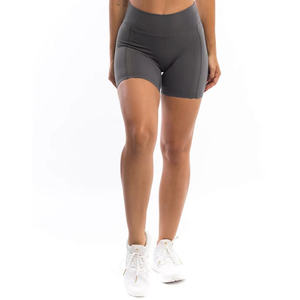 Shorts Deportivos de Cintura Alta para Mujer, Transpirables, Ecológicos, de Secado Rápido, Acanalados, para Gimnasio, Fitness, Yoga, Verano - Product Image 2