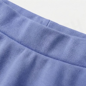 Jupe courte trapèze pour femme, couleur unie, taille élastique, polyester doux, style décontracté, toutes saisons - Product Image 4