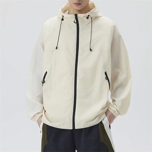 Men's Sun Protection Hooded <b>Jacket</b> <b>Lightweight</b> Breathable Oversized Zip Up Windbreaker Casual Outdoor <b>Summer</b> Hiking Fishing - Product Image 2